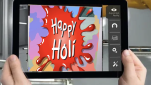 Augmentation Reality Holi